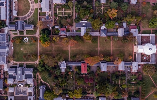 Ariel photo of Grounds